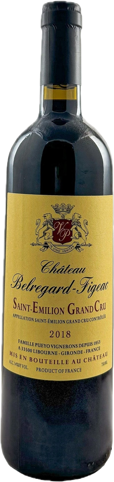 Château Belregard-Figeac Saint-Emilion Grand Cru 2018