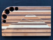 Artisanal Charcuterie Board with holes 16.5" x 10"
