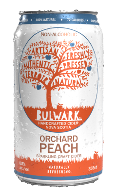 Bulwark 'Orchard Peach' Non-Alcoholic Cider, Nova Scotia
