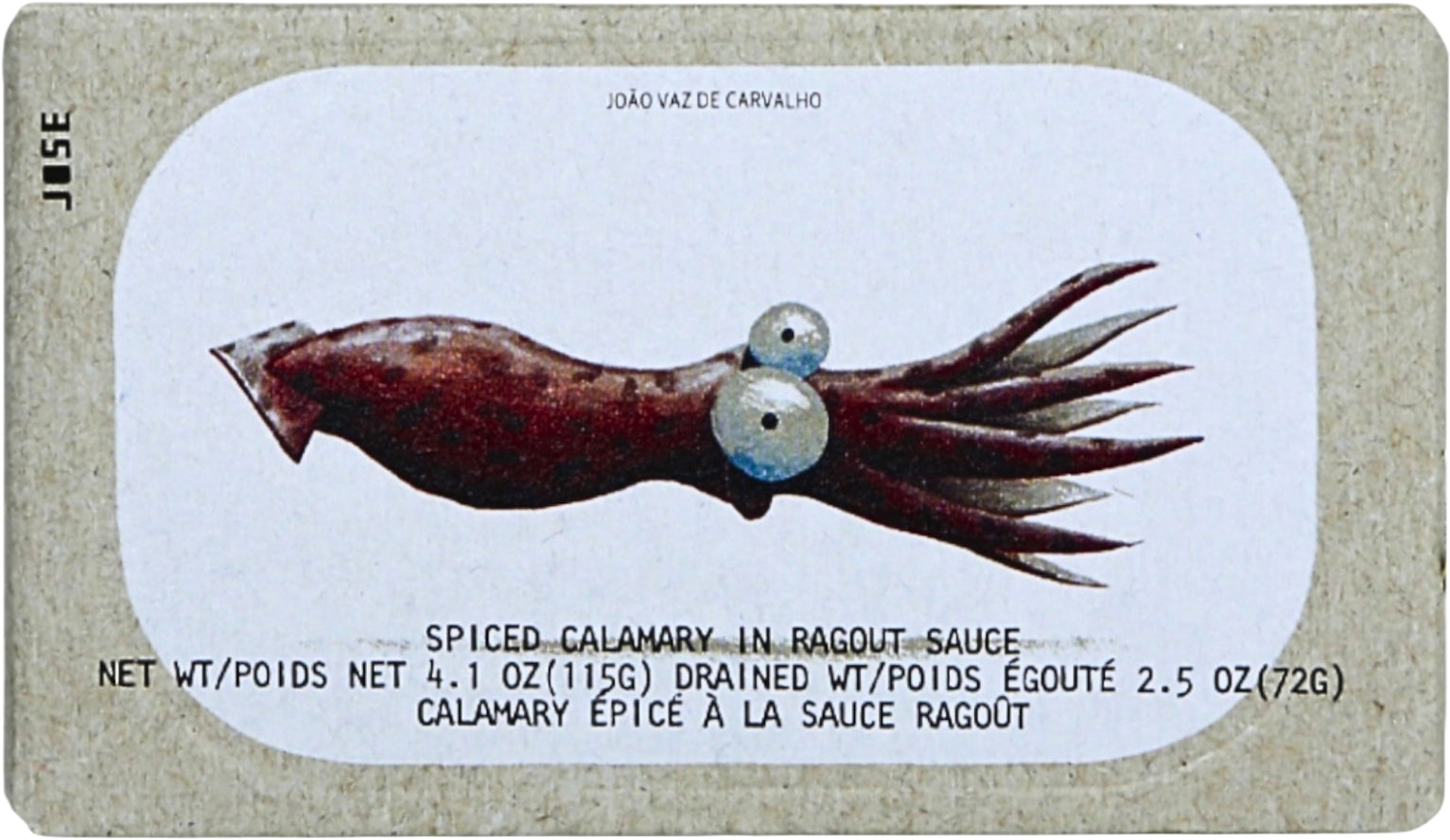 Jose Gourmet Spiced Calamari in Ragout Sauce