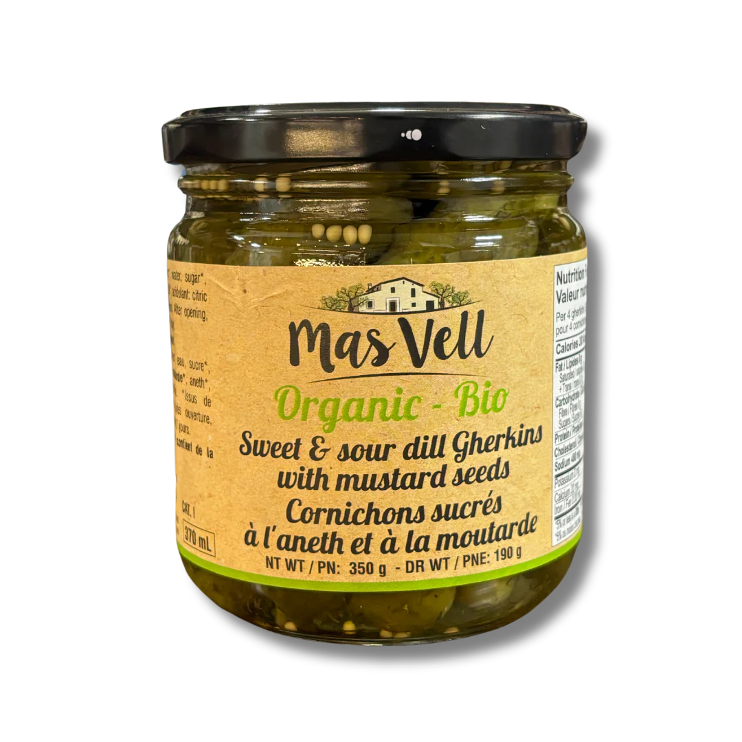 Sweet & Sour Gherkins with Mustard Seeds