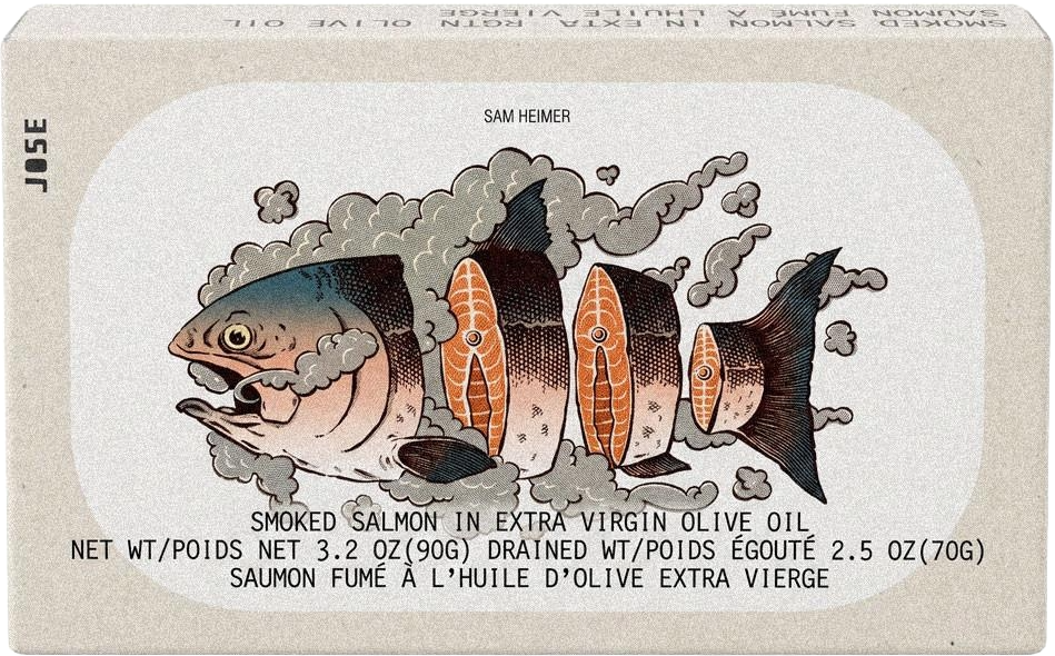 Jose Gourmet Smoked Salmon in Extra Virgin Olive Oil