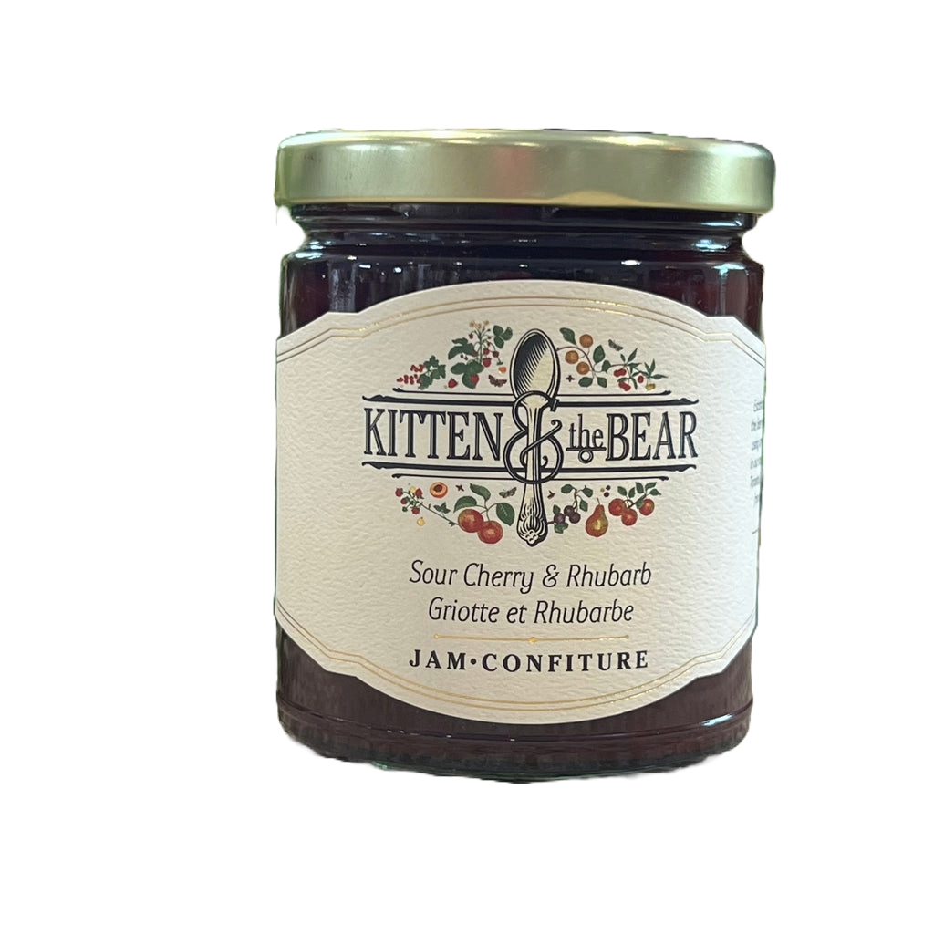 Kitten & the Bear Sour Cherry & Rhubarb Jam